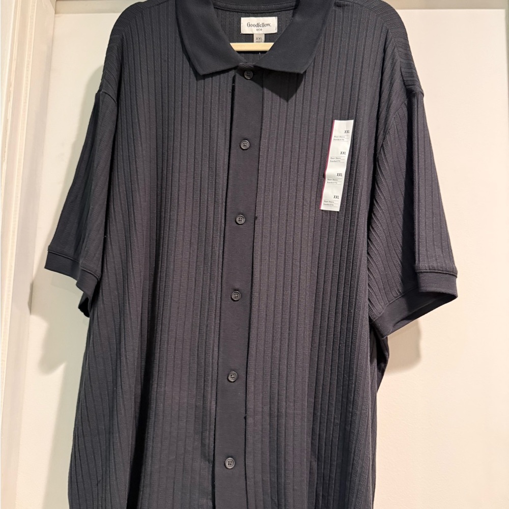Goodfellow & Co Men's Dark Gray Button Down Shirt
